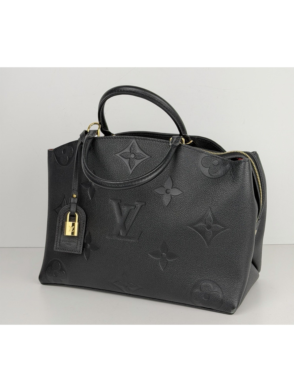 Louis Vuitton Grand Palais Shoulder Bag Black Monogram Empreinte Leather NFC F1